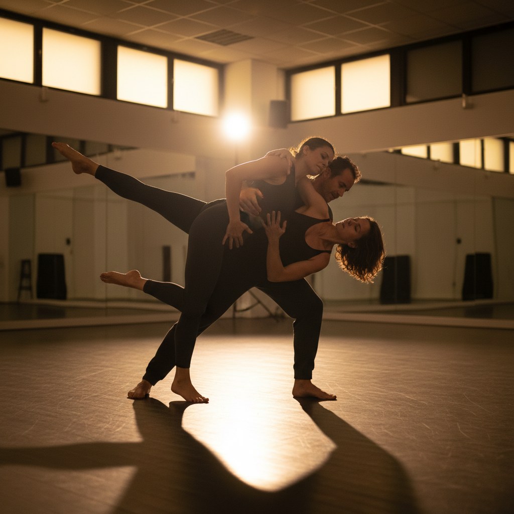Contact improvisation partner çalışması